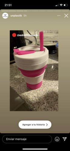 Andrea O. review of Taza plegable 475ml
