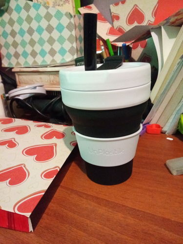 Karla P. review of Taza plegable 475ml